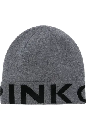 Pinko Gorro con logo en jacquard