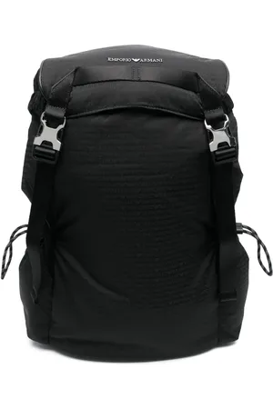 Emporio Armani Mochila con logo en jacquard