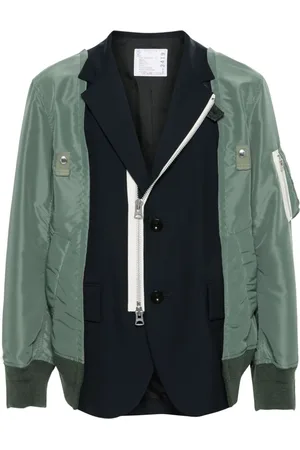 SACAI Chamarra con paneles estilo traje