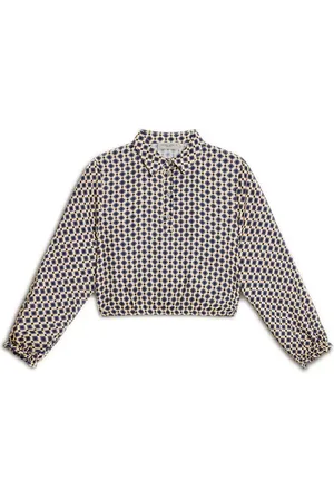 Golden Goose Playera tipo polo con estampado geométrico