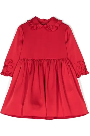 Mimisol Vestido con volantes y efecto satinado