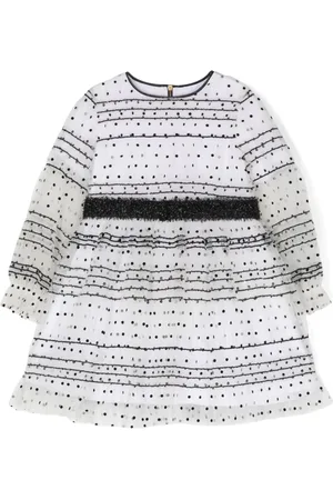 Mimisol Vestido de tul con motivo de lunares