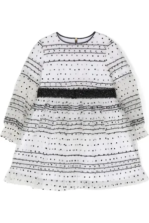 Mimisol Vestido de tul con motivo de lunares