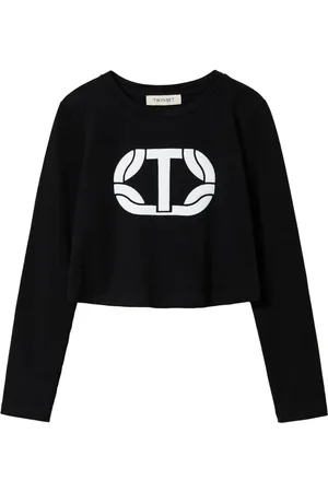 Twin-Set Playera corta con logo estampado