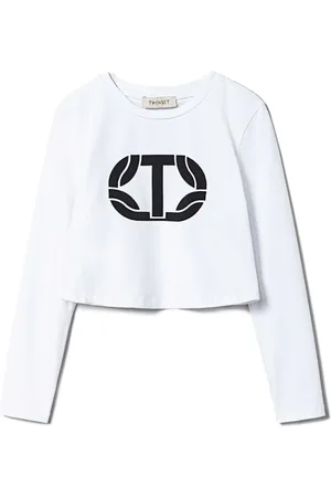 Twin-Set Playera corta con logo estampado
