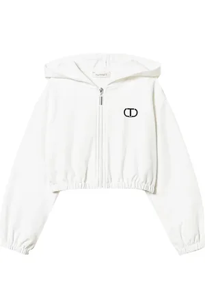 Twin-Set Hoodie con logo bordado