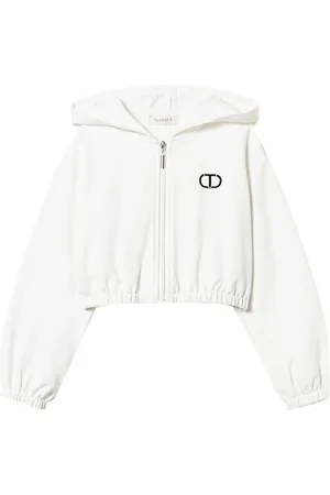 Twin-Set Hoodie con logo bordado
