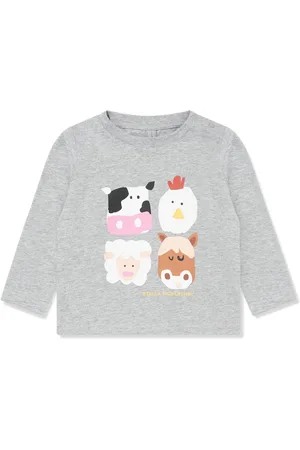 Stella McCartney Playera con animal print