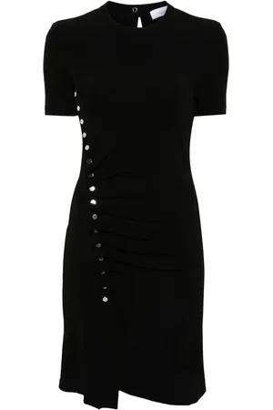 Paco rabanne Vestido corto fruncido