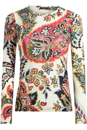 Etro Top con estampado de cachemira