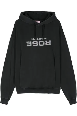 MARTINE ROSE Hoodie con logo estampado