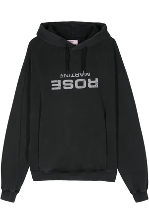 MARTINE ROSE Hoodie con logo estampado