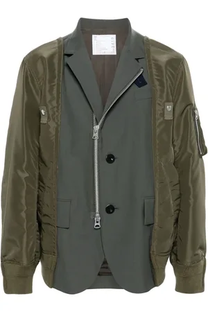 SACAI Chamarra con paneles estilo traje