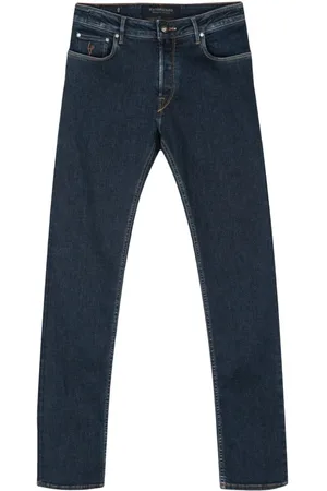 Hand Picked Jeans con logo bordado