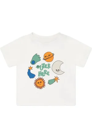 Stella McCartney Playera con estampado espacial