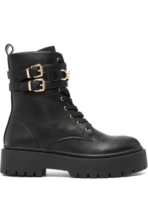 Twin-Set Botas con placa del logo de x Myfo