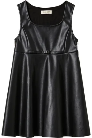 Twin-Set Vestido con hebilla Oval T