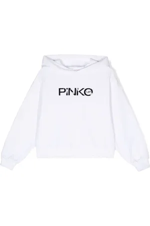 Pinko Hoodie con logo afelpado
