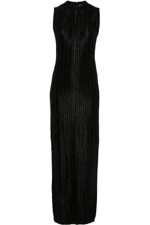 Tom Ford Vestido largo tejido de canalé