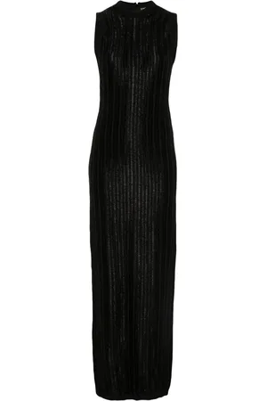 Tom Ford Vestido largo tejido de canalé