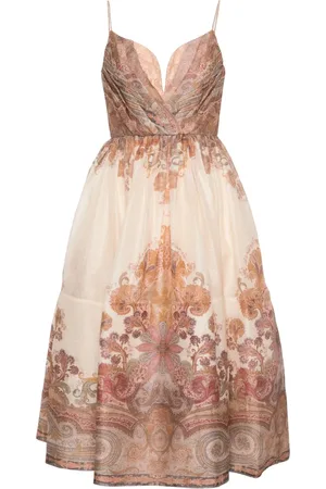 ZIMMERMANN Vestido midi Illustration