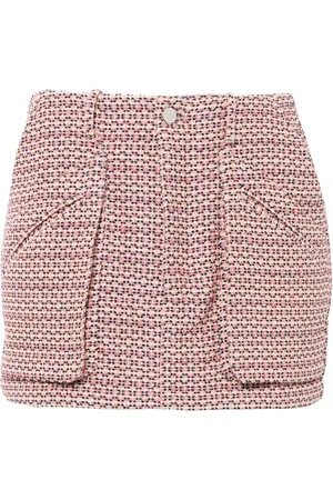 AMIRI Falda corta de tweed