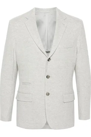 ELEVENTY Blazer con motivo de cuadros mini