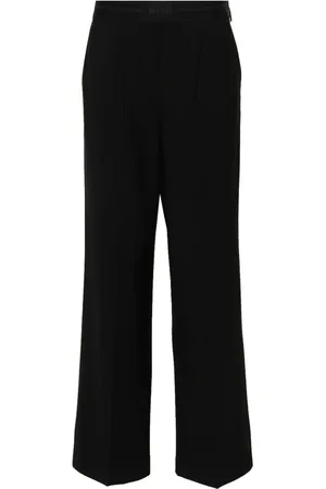 Msgm Pantalones con logo en la pretina
