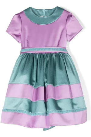 COLORICHIARI Vestido con diseño color block