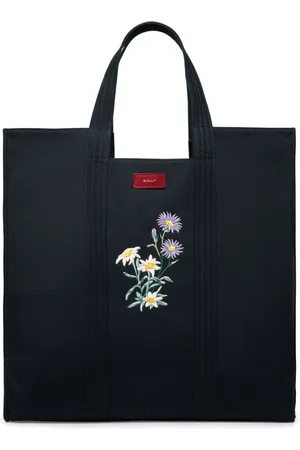 Bally Tote con bordado floral