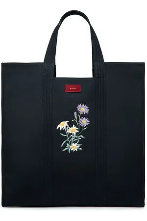 Bally Tote con bordado floral