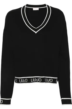 Liu Jo Suéter con logo en intarsia