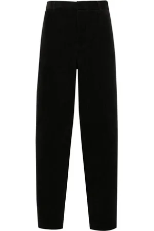 Emporio Armani Pantalones de velour tejidos de canalé