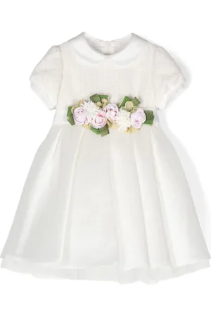 COLORICHIARI Vestido con aplique floral