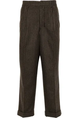 Ami Pantalones con estampado de rayas diplomáticas