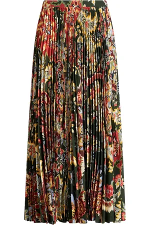 Etro Falda midi con estampado de cachemira