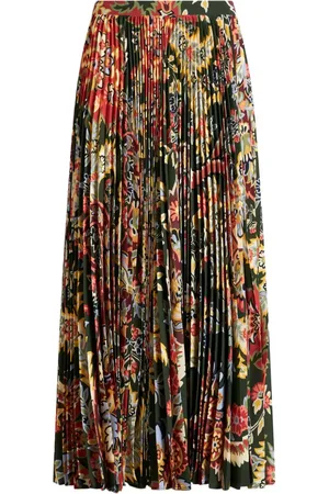 Etro Falda midi con estampado de cachemira