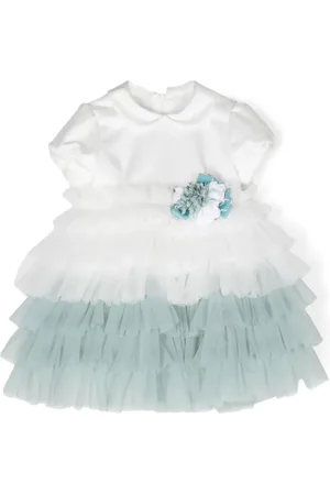 COLORICHIARI Vestido con aplique floral