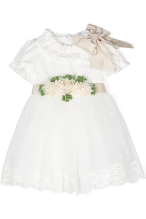 COLORICHIARI Vestido con aplique floral