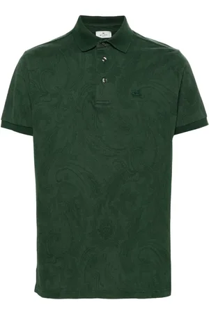 Etro Playera tipo polo con estampado de cachemira
