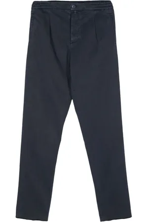 Kiton Pantalones chinos con parche del logo