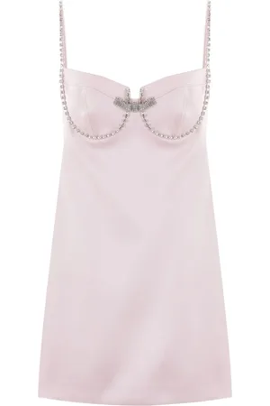 Self-Portrait Vestido corto Diamante