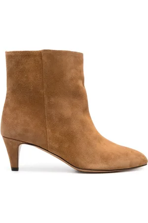 Isabel Marant Botines de gamuza con tacón de 70mm
