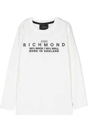John Richmond Playera con logo engomado