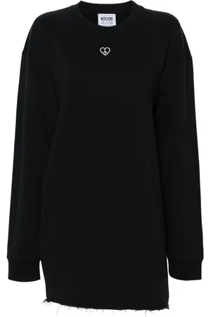 Moschino Vestido con parche del logo