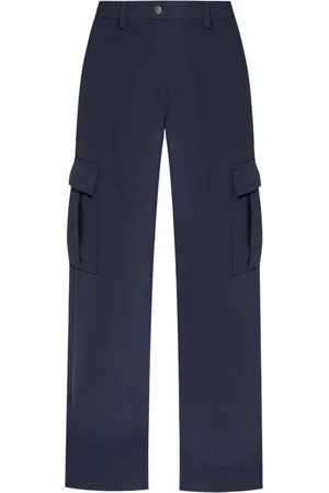 THEORY Pantalones cargo con diseño ancho