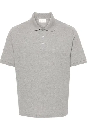 Saint Laurent Playera tipo polo de piqué