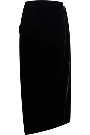 Etro Falda midi de terciopelo