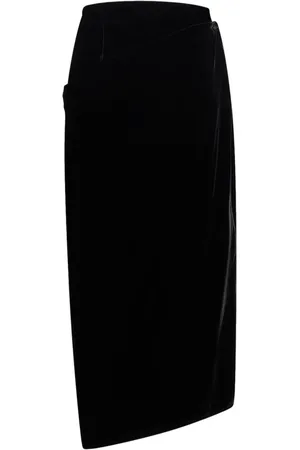 Etro Falda midi de terciopelo
