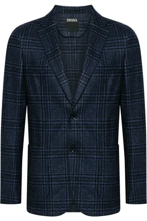 Ermenegildo Zegna Blazer con motivo de cuadros tartán